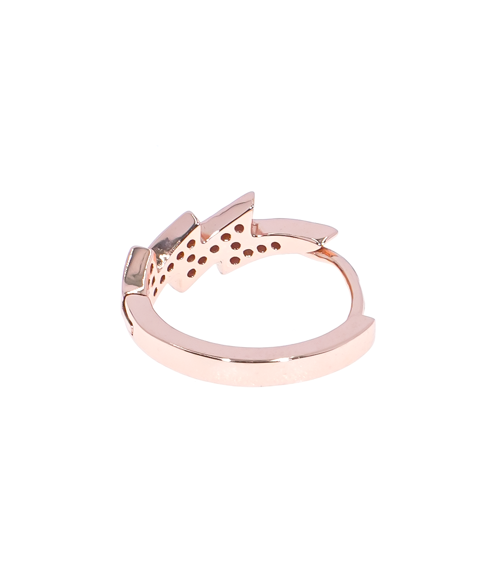 Lighting Bolt Earrings Silver 925